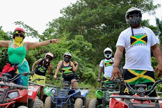 ATV, Bamboo Rafting, and Horseback Ride Tour From Montego Bay - Stop 1: St. Ann’s Bay horseback riding plus a Caribbean splash