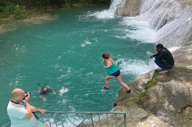Blue Hole and Sightseeing Tour from Ocho Rios, Jamaica - Coopa Tours Stop: Waterfall Hiking, Rope Swing, and Choice Jumps