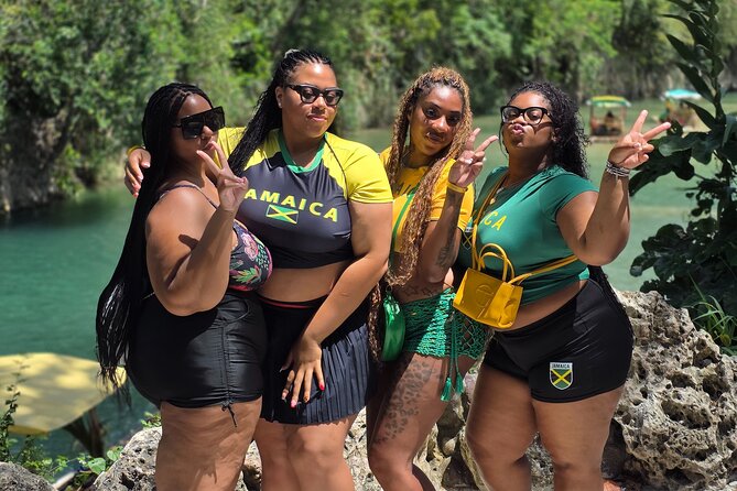 Blue Hole, Horseride with Swim and Bamboo Rafting Ocho Rios - Horseback riding by the coast: Jamaican culture plus an ocean swim ending