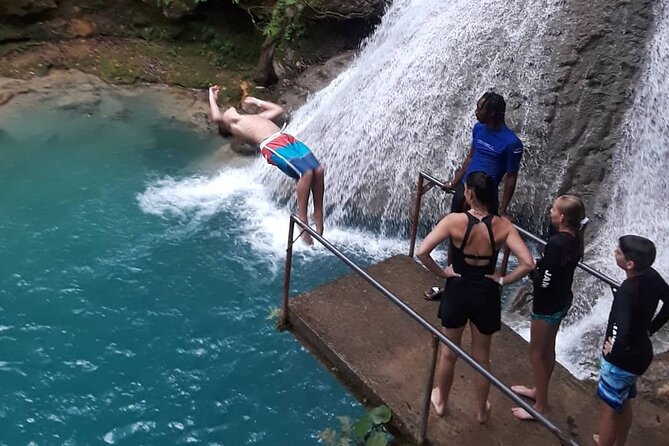 Blue Hole Private Tour from Ocho Rios - Blue Hole Falls: Pools, Waterfall Top, Cave, and Rope Swing