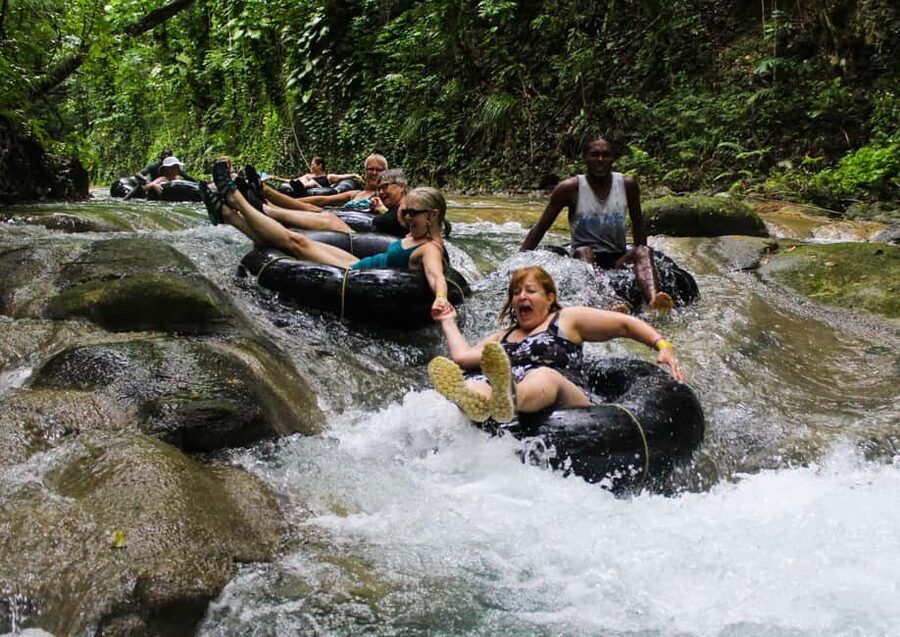 Blue Hole, Secret Falls, River Tubing and Dunn's River Falls - Secret Falls: A Short Woods Walk With Big Photo Payoff