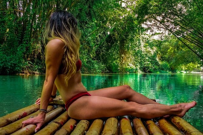 Dunn's River Falls, Blue Hole, Bamboo Rafting, Horseback Combo - St. Ann’s Bay Horseback Ride: Guided Nature Trail With Ocean Entry