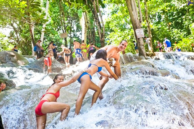 Dunn's River Falls & Blue Hole Combo Tour from Ocho Rios - Blue Hole: rope swing, jungle caves, and a real swim