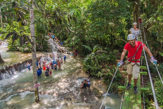 Dunns River Falls, Zipline, Bamboo Rafting, Horseback Ride Tour - Key things to know before you go
