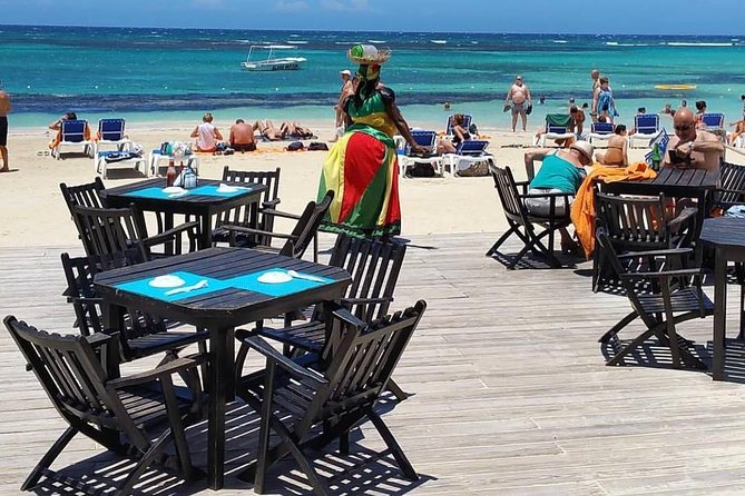 Fantastic Day at Bamboo Blu Beachfront, Ocho Rios - What’s actually included: chairs, water/beer, and Wi‑Fi