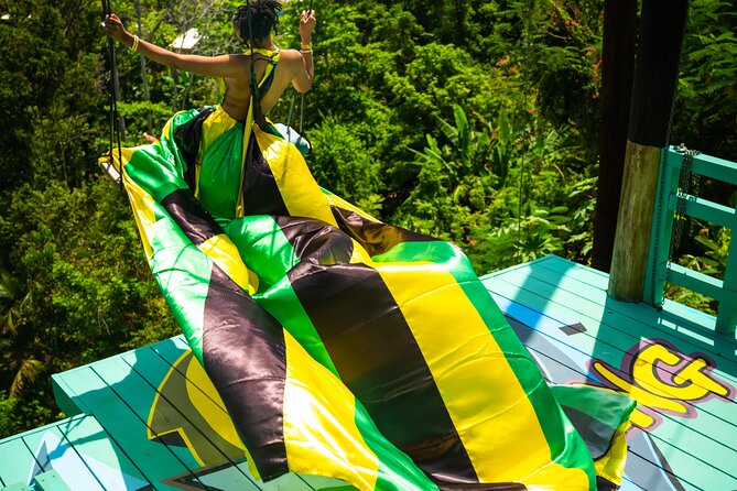 Jamaica Swing Drone Photoshoot with Dress Lunch and Transport - Transport comfort and driver support (including Chaz)