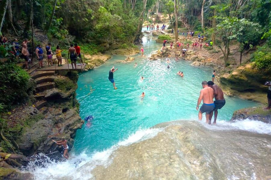 Ocho Rios: Irie Blue Hole and River Tubing Tour - Rope Swing Time: Fun Thrill, With a Safety Net
