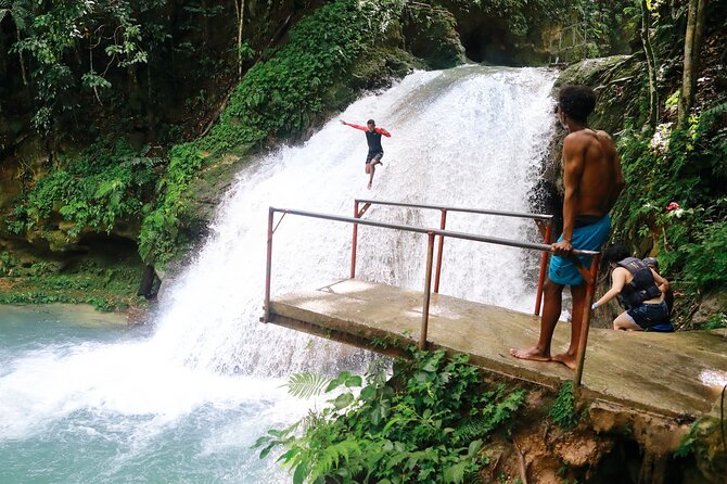 Private Combo Tour From Ocho Rios to Blue Hole and Dunn's River - Blue Hole: Hillside Nature, Deep Pools, and Cave Time