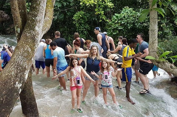 Private Tour - Dunn's River Falls and Ocho Rios Experience from Ocho Rios - Lunch at a Jamaican jerk restaurant plus souvenir time you can actually manage
