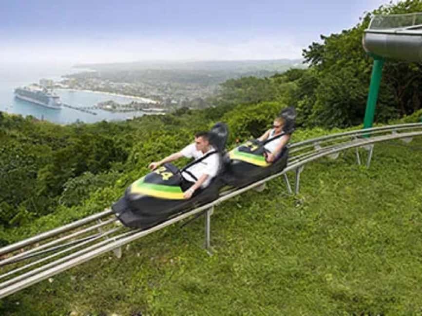 Rainforest Bobsled Mystic Mountain transportation - Mystic Mountain Bobsled: 700 Feet Down and 3,200 Feet Long