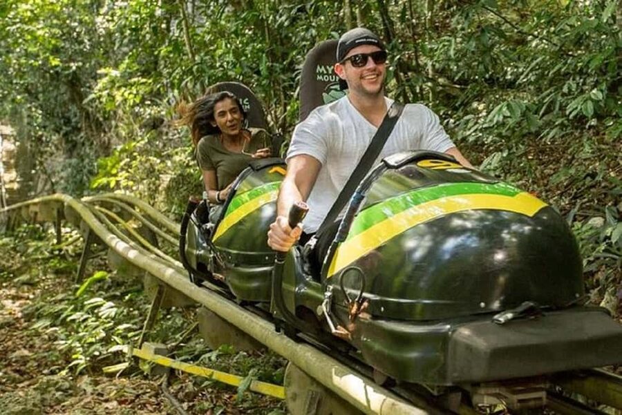 Rainforest Bobsled Mystic Mountain transportation - Off-Road Adventure Vibes and Jungle Views
