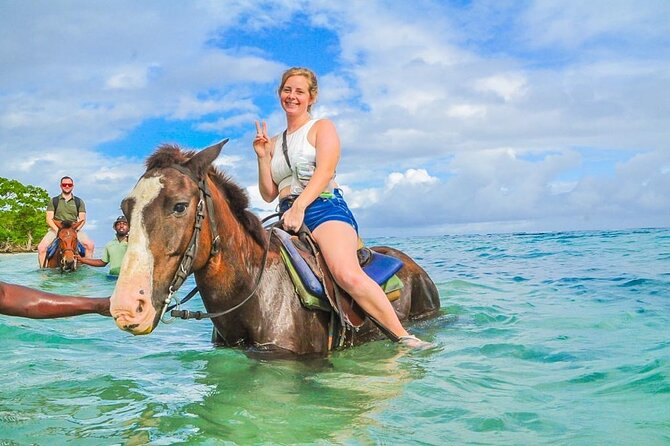 Shared Tour in Ocho Rios with Horseback Riding and Swimming - The beach ride and the ocean section