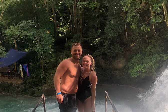 Wet and Wild - Blue Hole and Dunn's River - Stop 1: Blue Hole—Rope Swinging, Hiking, and an Underwater Cave